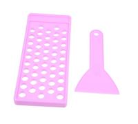 SOLUSTRE Set de Moules pour Cire à Lèvres DIY avec Plateau de Remplissage et Spatule Outil de Fabrication Lèvres Maison Kit de Cosmétiques