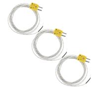 SOLUSTRE Sonde de Température Thermocouple de Type K 3 Mètres, Design Compact Portable en Fibre de Verre et Abs, Installation Flexible pour Surveillance de Four Industriel
