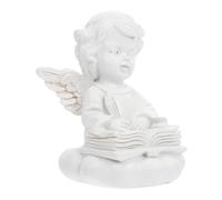 SOLUSTRE Statue Ange Résine Décorative Figurine Créative pour Bureau et Maison Ornement de Table Élégant