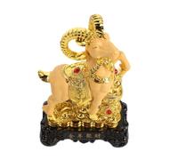 SOLUSTRE Statue du Bélier du Nouvel an 2027 en Résine Décorative | Objet de Collection, Décor de Table pour Bureau et Intérieur, Thème Zodiacal, pour Nouvelles Entreprises