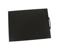 SOLUSTRE Support Antidérapant pour Plaque à Gaz 30x40x5 Cm, en Alliage Gris Foncé, Poignée, Étagère de Rangement pour Poêle, Accessoire Cuisine Pratique pour Organisation du Plan de Travail
