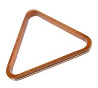 SOLUSTRE Support de Fixation pour Boules de Billard en Bois de Pin Léger et Résistant aux Chutes, Râtelier Triangulaire Orange pour Table de Billard