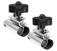 SOLUSTRE Support de Fixation pour Plateau de Fauteuil Roulant en Métal et Plastique, 2 Pièces, Accessoire Robuste pour Manger et Étudier Stabilité