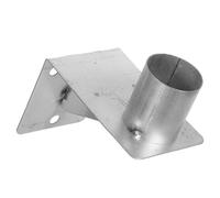 SOLUSTRE Support de Miroir Convexe en Acier Argenté Résistant aux Intempéries pour Fixation Murale, Compatible Polyvalent, pour Magasins et Circulation