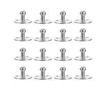 SOLUSTRE Support de Montage Rond Design Pratique et Professionnel pour Vérins à Gaz en Fer 3 Trous, Lot de 20 Pièces Adapté Usage Intérieur et Extérieur Léger
