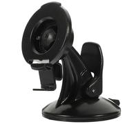 SOLUSTRE Support de Voiture pour GPS Ventouse Rotative 360°, Clip Arrière Réglable en Plastique Noir, Design Détachable, pour Pare-Brise et Tableau de Bord
