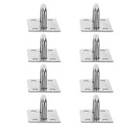 SOLUSTRE Support Mural Pivotant en Acier Inoxydable 8pcs, Crochets de U pour Paquet de Frappe et Hamac, Résistance Élevée et Durabilité pour Usage Intérieur et Loisirs