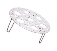 SOLUSTRE Support Pliable en Acier Inoxydable 304 pour Cuiseur Vapeur, Grille à Œufs et Poisson, Résistant Froid, Facile à Nettoyer, pour Usage Domestique Cuisine