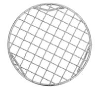 SOLUSTRE Support Rond Acier Inoxydable pour Cuisson et Refroidissement Accessoire Multifonction pour Friteuse à Air et Électriques Design Stable et pour Boulangerie Grill