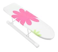 SOLUSTRE Table à Repasser Pliable Petite pour Vêtements Cadre en Tissu Vert Clair, Facile à Repasser les Petites Zones, Couture à Domicile