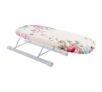 SOLUSTRE Table à Repasser Portable et Pliable Mini Support Stable et Rangement Facile pour Repassage des Manches