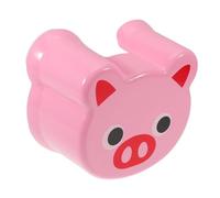 SOLUSTRE Tabouret Plastique Cartoon pour Garçon Fille Escabeau Antidérapant Animal Siège Portable pour Salle De Bain Et Usage Domestique Pratique Et Rose