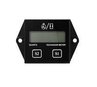 SOLUSTRE Tachymètre Numérique pour Moto avec Batterie Remplaçable, Écran Lcd, Design Inductif, Précision Élevée et Boîtier Abs Noir, Compteur à Affichage Numérique Fiable