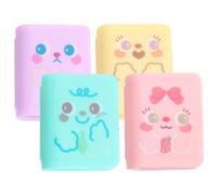 SOLUSTRE Taille-crayons Mignons pour Garçons et Filles en Plastique, Lot de 4 Pièces, Réutilisables, Utilisation Simple, pour Fournitures Scolaires en Début de Semestre Plusieurs styles