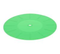SOLUSTRE Tapis de Protection en Silicone Vert pour Platine Vinyle Fonction Antistatique et Absorption des Chocs, Accessoire Simple et Délicat pour Tourne-disque