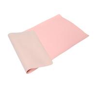 SOLUSTRE Tapis de Protection pour Coiffeuse Imperméable et Résistant à L’huile, Coussin de Coiffeuse Doux et Confortable, Sous-main 40 X 80 Cm, Rose Poudre, pour Table de Maquillage