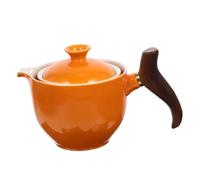 SOLUSTRE Théière Céramique Portable avec Poignée Brûlure Infusion Pratique et Conservation Chaleur Théière Décorative pour Maison et Voyage