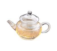 SOLUSTRE Théière Verre Borosilicate Chaleur avec Filtre Fin Carafe Transparente pour Infusion de Thé et Café Design Élégant pour Amateurs de Café et Théière Manuelle