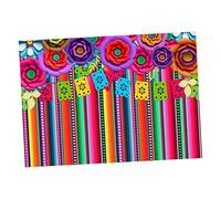 SOLUSTRE Toile De Fond Carnaval Fleurs Décor De Fête Foraine Fond Photo Accessoire pour Stand De Fleurs Tapisserie Suspendue