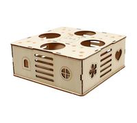 SOLUSTRE Tunnel Amusant et Petits pour Bois Hamster la Labyrinthe en Animaux l'agilité l'obésité D'activité pour Maintenir Prévenir Cage