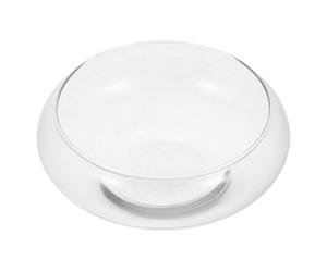 SOLUSTRE Vase Aquarium en Verre Transparent Petit Format, Jardinière Hydroponique Ronde pour Plantes Aquatiques et Poissons, Pot Décoratif Multifonction Bureau et Maison, Bol à Fleurs