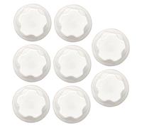 SOLUSTRE Ventouses Blanches Forte Aspiration et Facile à Retirer en Plastique Lot de 8 pour Plateforme de Tortue et Adaptées pour Aquarium en Verre