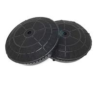 Solution Ahead - Lot de 2 Filtres à Charbon Actif pour Hotte (Ø 177mm) - Compatible avec Whirlpool, Elica, Ikea, Ariston - Remplacement pour Type 57, AMC027, CHF57 & FC32 - Fabrication Italienne