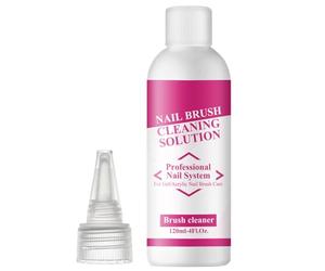 Solution antidérapante pour ongles en gel, nettoyant pour gel de 120 ml, formule à séchage rapide, texture adaptée aux pinceaux, préparation des ongles pour applications en salon, concours de beauté
