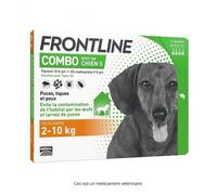 Solution Combo Spot-On S Chien 6 Pip. - Frontline