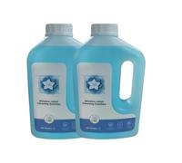 Solution Concentrée For Robot Serpillière Et Nettoyant For Vitres 1 L, Formule Sans Traces For Fenêtres, Tables, Portes Vitrées, Compatible Avec ECOVACS DEEBOT T30 T30S T50 X5 X8 X9 PRO OMNI(2pcs)