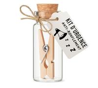 Solution contre les ronflements : kit d’urgence anti ronflement, pince-nez humoristique pour ronfleur - Pince à linge, farce pour couple, collègue, ami, anniversaire, secret santa - Personnalisation