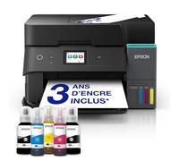 Solution d’Impression A4 EcoTank ET-4955 avec Wi-FI, réservoirs d’Encre AirPrint, Chargeur de Documents, Impression, numérisation, Copie et fax Recto Verso + Jusqu’à 3 Ans d’Encre Inclus