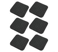 Solution d'amortissement pour machines de gym disponible en lot de 6 ou 8 coussinets en silicone antidérapants (6 pièces)