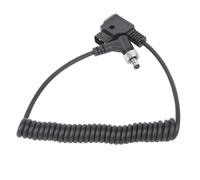 Solution de câble d'alimentation professionnelle pour caméra, connexion mâle-femelle sécurisée, installation soignée, câble à ressort de