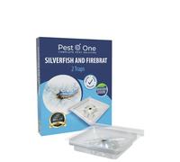 Solution de contrôle des poissons d'argent - Lot de 2 pièges pour une détection et une élimination efficaces des poissons d'argent - Respectueux de l'environnement et sans danger pour les animaux