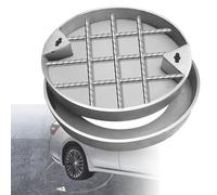 Solution de drainage invisible pour intérieur/extérieur - Versenkter Schachtdeckel pour bronzage septique caché et résistant aux intempéries Idéal pour l'aménagement paysager et les systèmes de