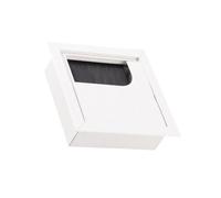Solution de gestion des câbles de bureau en alliage d'aluminium - Accessoire portable pour un environnement de travail soigné et organisé