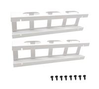 Solution de gestion des cordons en métal pour organiser les câbles multifonctions sous le bureau pour libérer l'espace de travail - Plateau en métal pour organiser les câbles - Solution simple