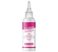 Solution de glissement des ongles en gel, liquide de nettoyage pour brosse à ongles 120 ml, accessoires de manucure pour femmes amateurs de beauté, salon à domicile, débutants, étudiants, concours, at