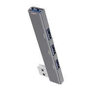 Solution de hub compatible avec adaptateur USB multiplateforme pour périphériques USB Hub USB à 4 ports avec câble Hub USB portable lorsque vous êtes en déplacement Splitter USB pour plusieurs