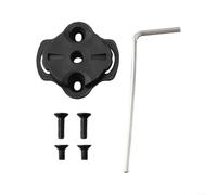 Solution de montage robuste pour ordinateurs de vélo Garmin et lampes de poche - Dispose d'un support en acier plastique de 20 g pour un poids et une résistance équilibrés