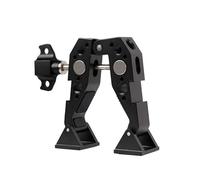 Solution de montage universelle pour équipement photo avec pince de microphone stable et rotative à 180 degrés en aluminium robuste antidérapant