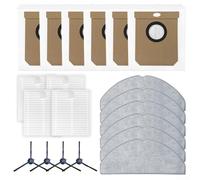 Solution de nettoyage 5 en 1 pour Cecotec pour Conga 8490 pour filtres Ultimate Ultra Power, serpillères, sacs à poussière et brosses latérales