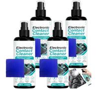 Solution de nettoyage à séchage rapide pour cartes de circuits imprimés et connecteurs, nettoyant pour contacts électriques pour la réparation de circuits de consoles téléphoniques, liquide (4 pièces)