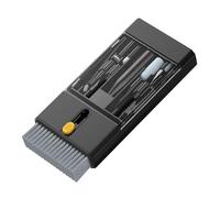 Solution de nettoyage d'appareils avec solution de nettoyage en fibre pour ordinateur portable, kit de nettoyage de tissu en fibre pour espace des appareils d'entretien du clavier