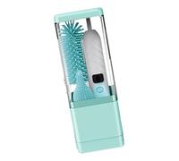Solution de nettoyage de bouteille électrique pour un nettoyage rapide, une désinfection et une brosse compacte en silicone pratique