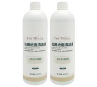 Solution De Nettoyage De Sol Compatible For Midea. Aspirateur À Vapeur Portatif Toutes Séries, Aspirateur Sec Et Humide Et Robot De Balayage Toutes Séries. Flacon De 450 Ml Parfumé Au Jasmin(2 pcs)