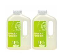 Solution de nettoyage de sol pour aspirateur。 Compatible pour ECOVACS X5/X5PRO/X5MAX/X5PROPLUS。 Accessoires de robot de balayage, 1L (33.8fl oz)(2 Pack)