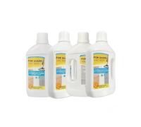 Solution De Nettoyage For Aspirateur For Parquets En Bois Dur 1L Au Parfum D'agrumes. Compatible Avec SHARK Matrix Plus, VM180, UM200, UM205, AV2001WD, AV2700ZE, AV2610WA(4pcs)