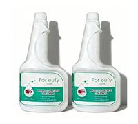 Solution de nettoyage for aspirateur robot, 473 ml, à base plantes, for animaux compagnie, compatible avec Eufy X10 Pro, X9, X8, L, G, C20, série Omni, 2 bouteilles